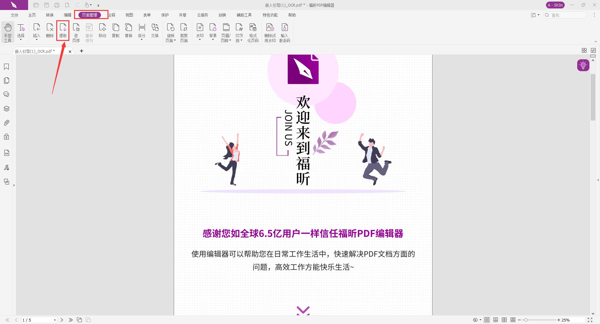 PDF頁(yè)面提取